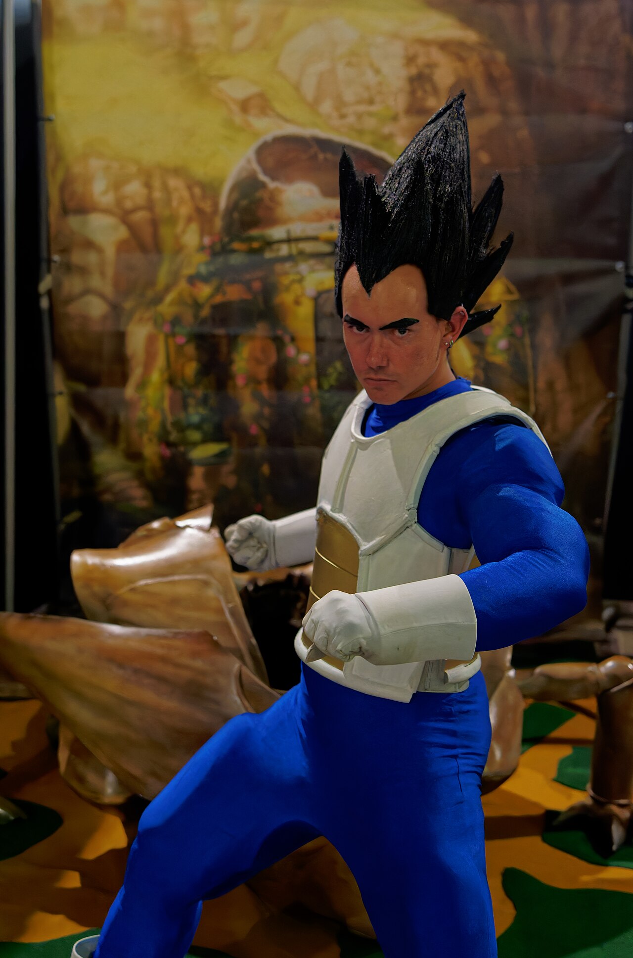 Vegeta, Brawley High School wrestler, arms crossed